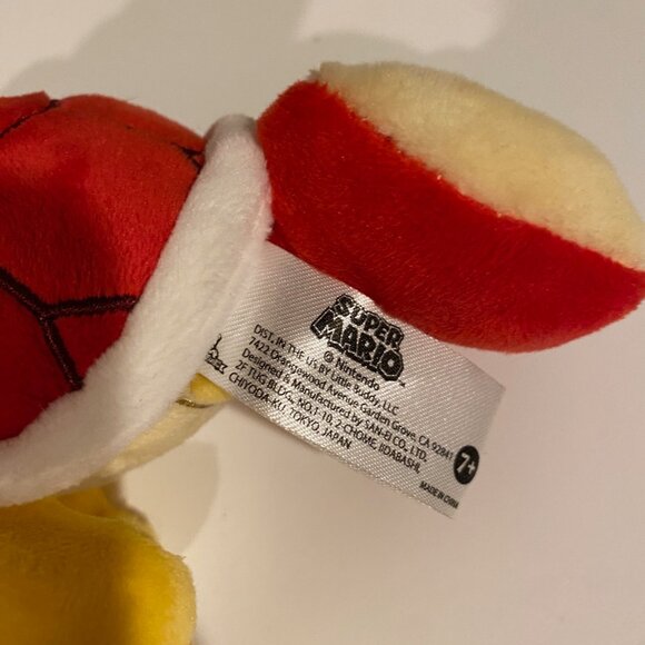 Super Mario Bros. Joppa Paratroopa Plush 8 Turtle with Wings - Picture 7 of 8